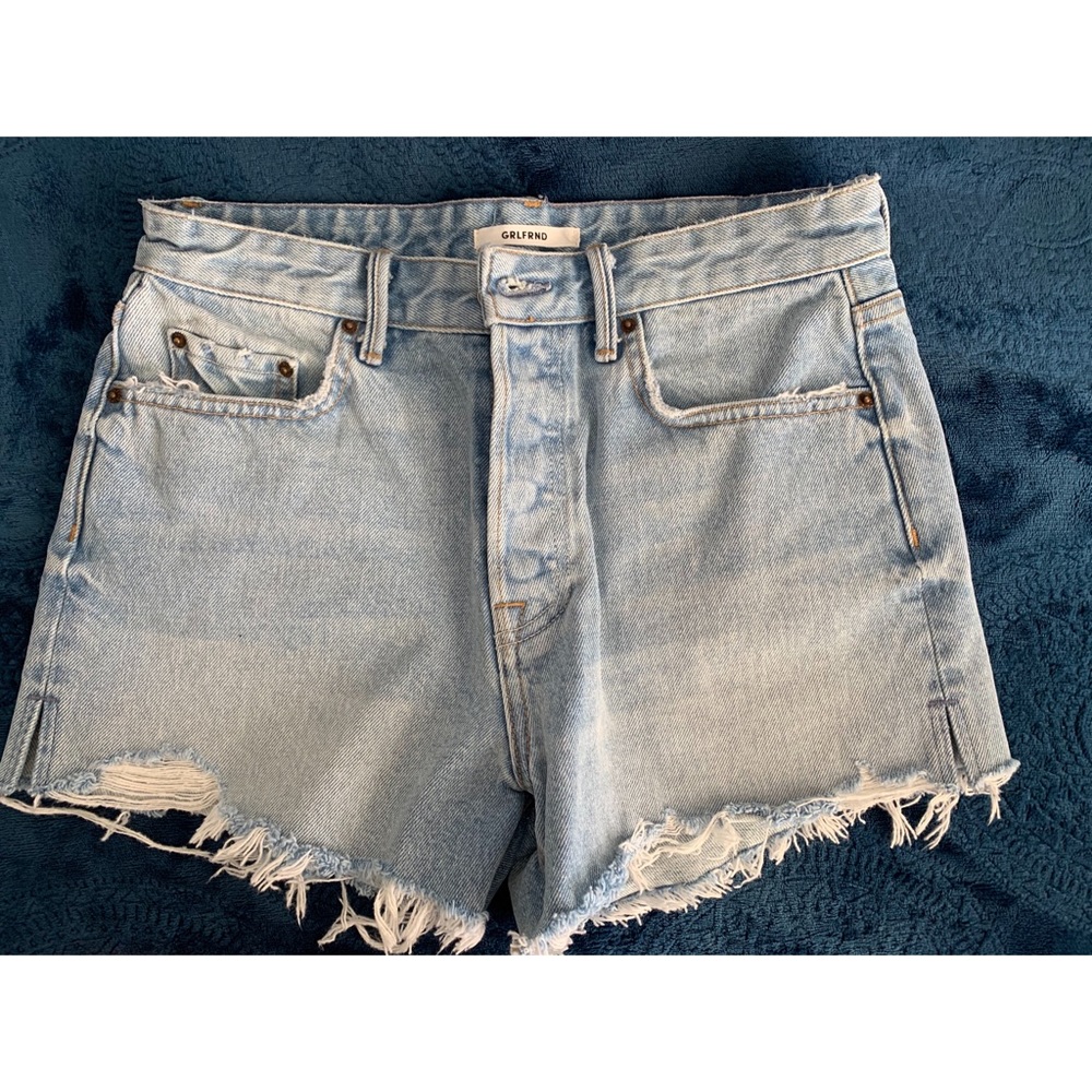 GRLFRND denim cutoffs